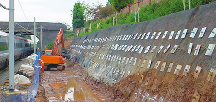 soil nailing for slope stabilization
